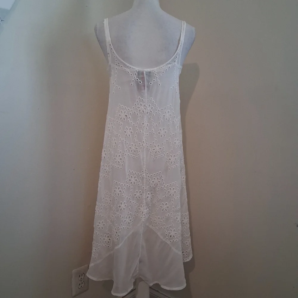 Johnny Was Eyelit White Dress Size XS - Picture 7 of 12